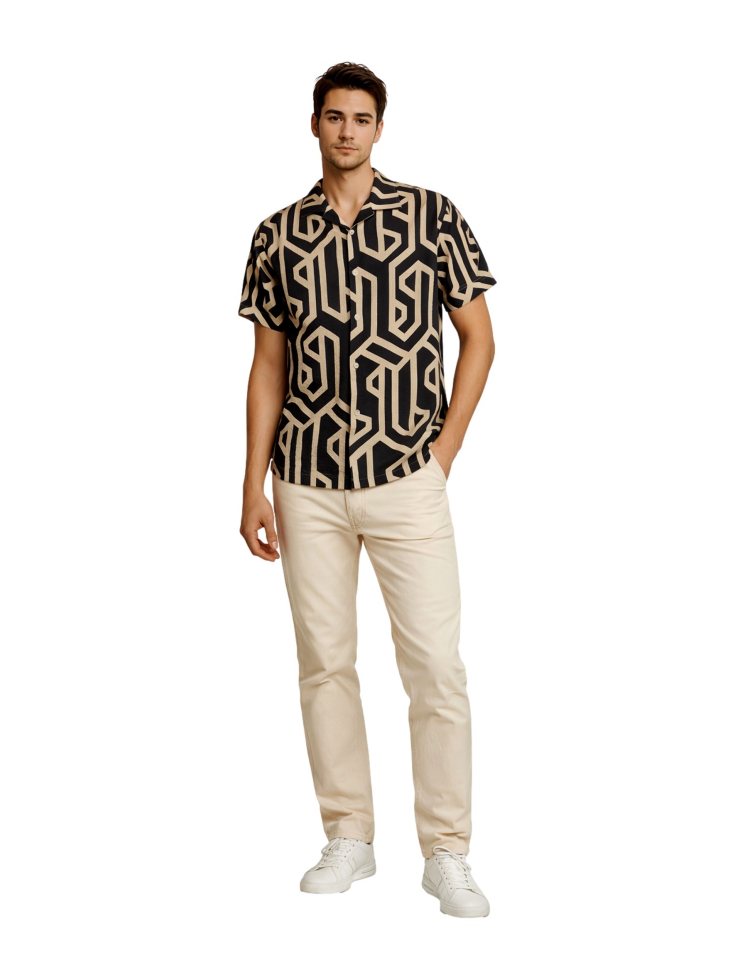 INDICODE Regular fit Overhemd in Zwart