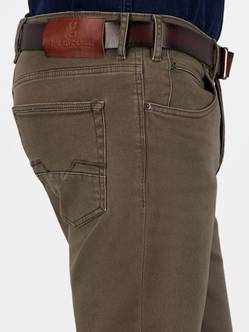 Gardeur Slim fit Jeans 'TUCKER' in Brown