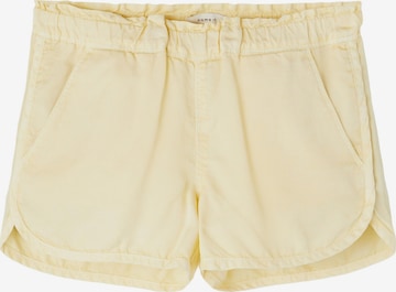 NAME IT - regular Pantalón 'Becky' en amarillo: frente