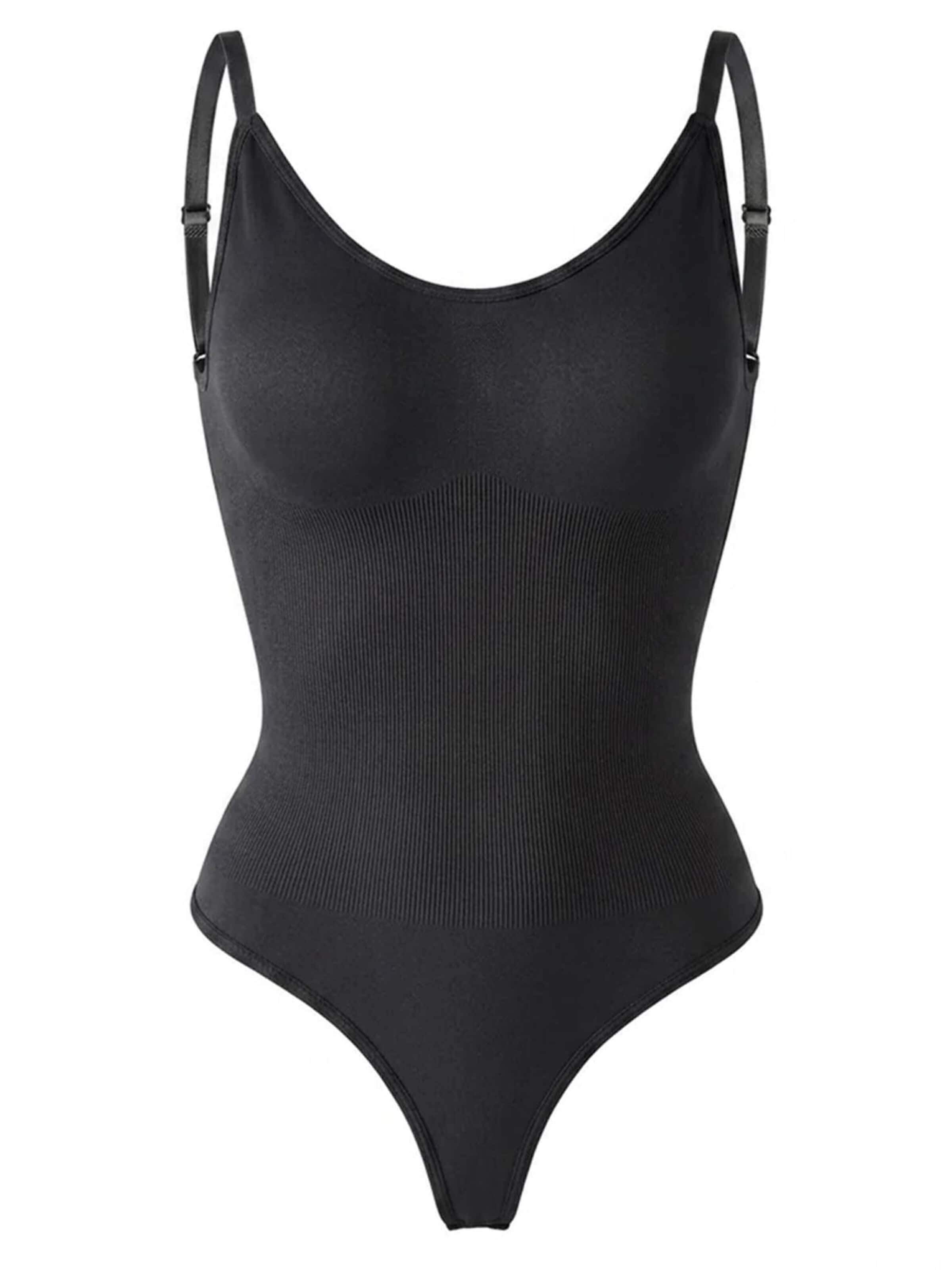 Body modelant 'Corrigerende body met Lage Rug en String' Shapetape en noir