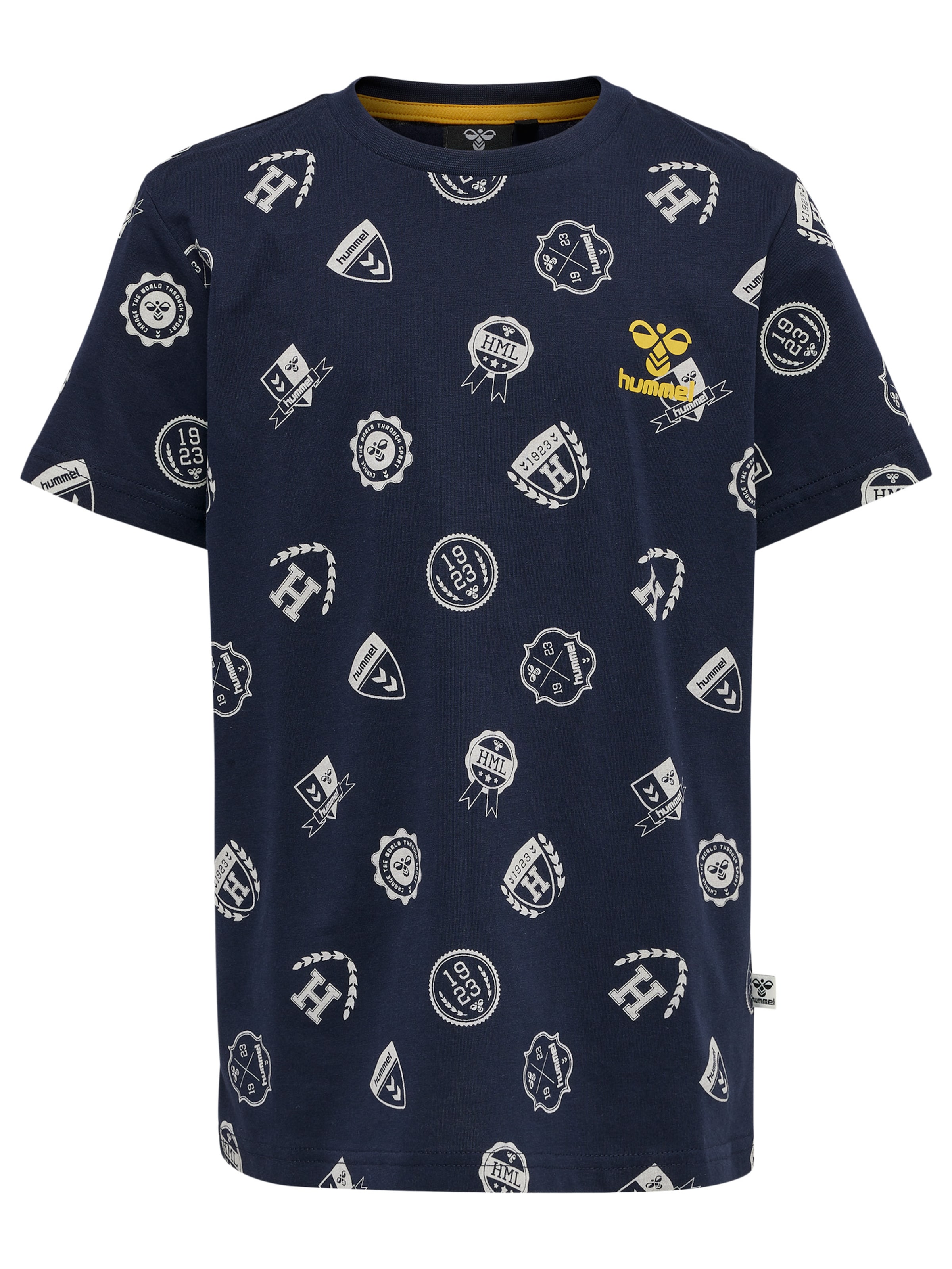 Hummel Shirt in Blauw: voorkant