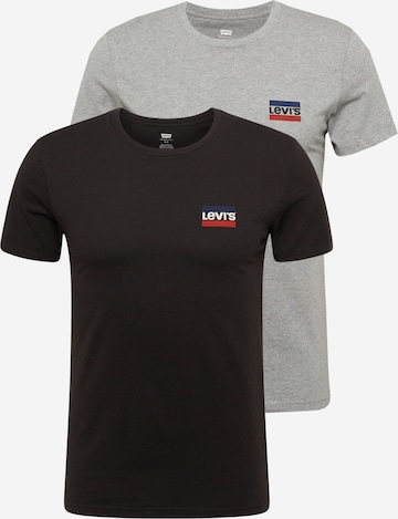 LEVI'S ® Koszulka 'Crewneck Graphic' w kolorze szary: przód