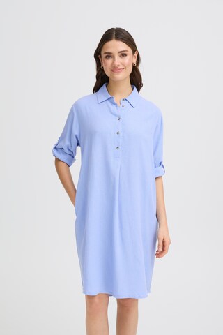 Fransa Shirt dress in Blue: front