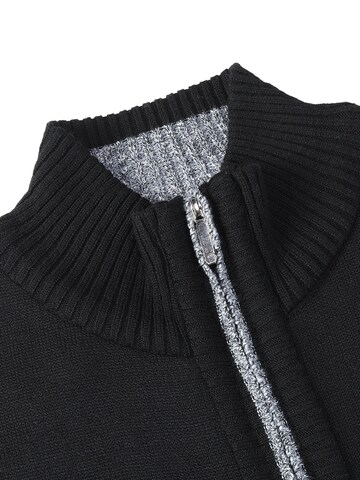 Youthup Knit Cardigan in Black