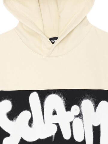 DISCLAIMER Sweatshirt 'Stripe' in Weiß