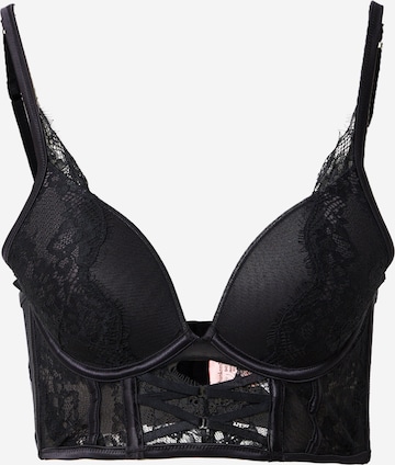 Push-up Soutien-gorge 'Elissa' Hunkemöller en noir : devant