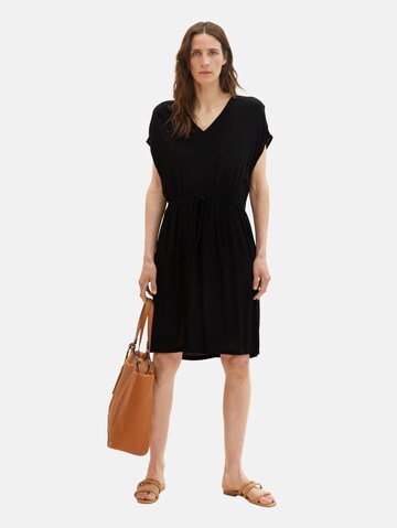 TOM TAILOR Summer Dress in Black