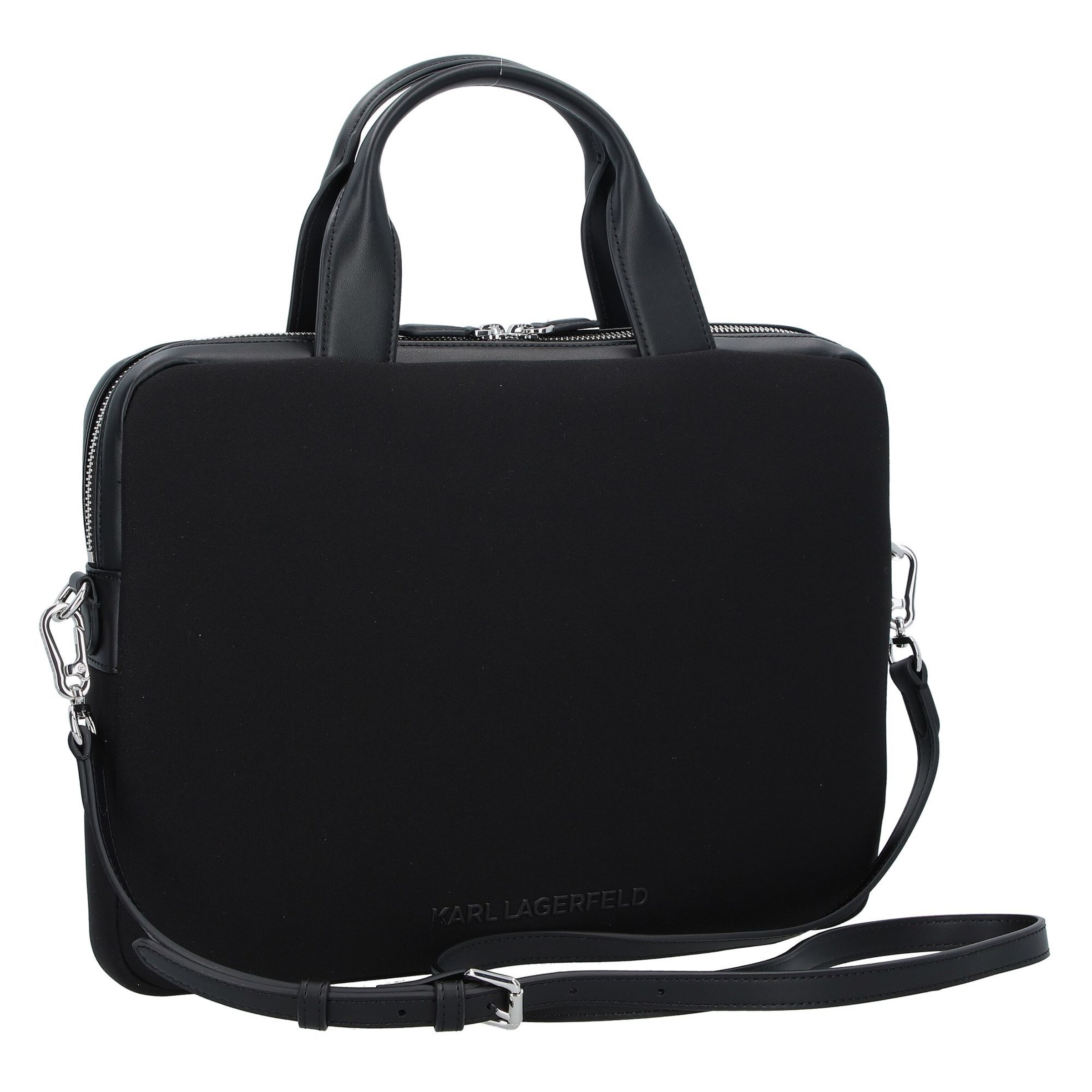 Sac d’ordinateur portable Karl Lagerfeld en noir