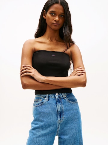 Tommy Jeans - Top em preto: frente