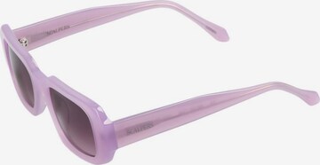 Lunettes de soleil Scalpers en violet : devant