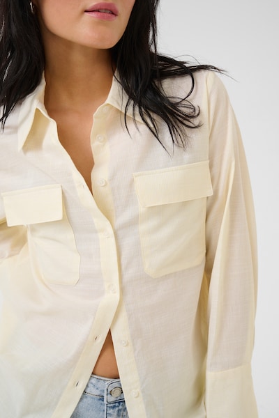 My Essential Wardrobe Bluse 'Skye' in pastellgelb, Produktansicht