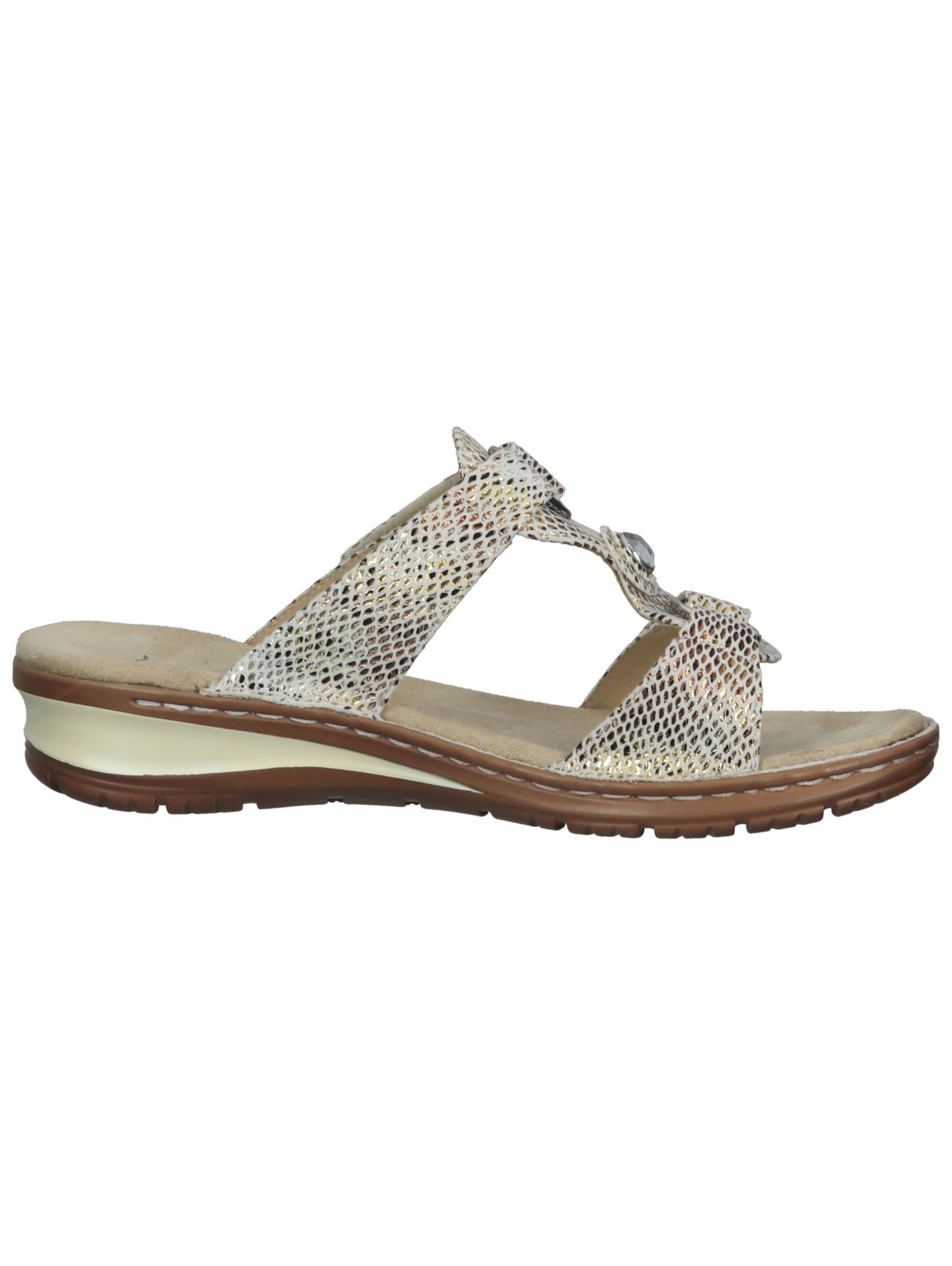 Frauen Pantoletten ARA Pantolette in Mischfarben, Weiß - YX20340 Frauen Pantoletten ARA Pantolette in Mischfarben, Weiß - YX20340