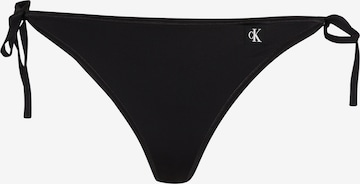 Bas de bikini Calvin Klein Swimwear en noir : devant