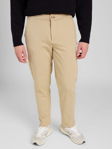 Springfield Regular Chino Pants in Beige: front