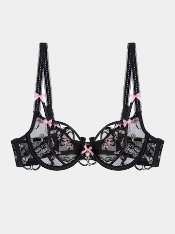 Balconcino Reggiseno 'Chiara' di Gianna Bellucci in nero: frontale