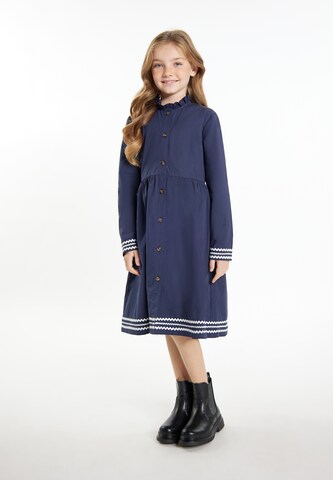 DreiMaster Vintage Jurk in Blauw