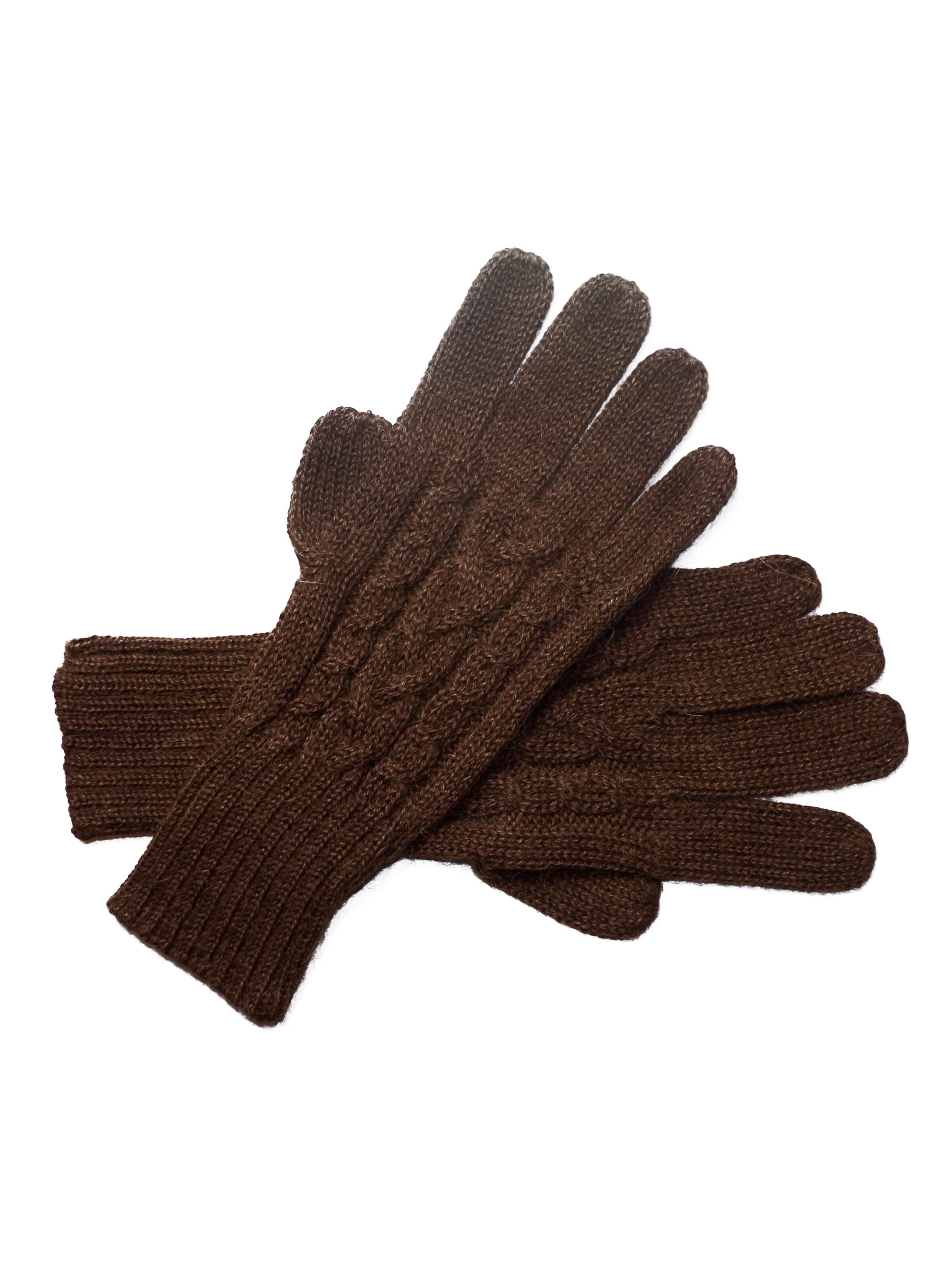 Posh Gear Fingerhandschuhe 'Guantibrada'‌‌‌ in braun, Produktansicht