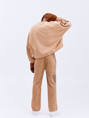 Smiles Sweatshirt 'Tia' in Beige