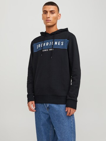 JACK & JONES Sweatshirt 'PLANET' i sort: forside