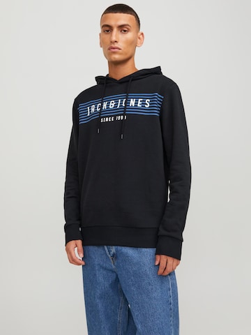 JACK & JONES - Sudadera 'PLANET' en negro: frente