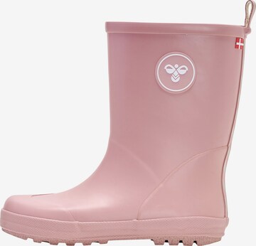 Hummel Rubber Boots in Pink: front