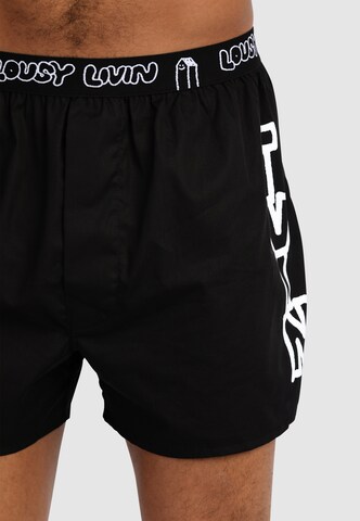Lousy Livin Boxershorts 'Lou' in Schwarz