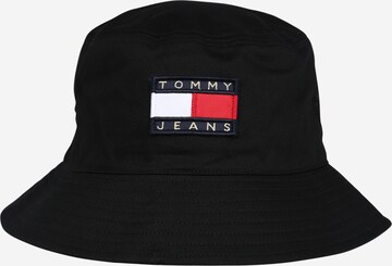 Tommy Jeans Klobouk – černá: přední strana