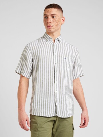 FYNCH-HATTON Regular fit Button Up Shirt in White: front