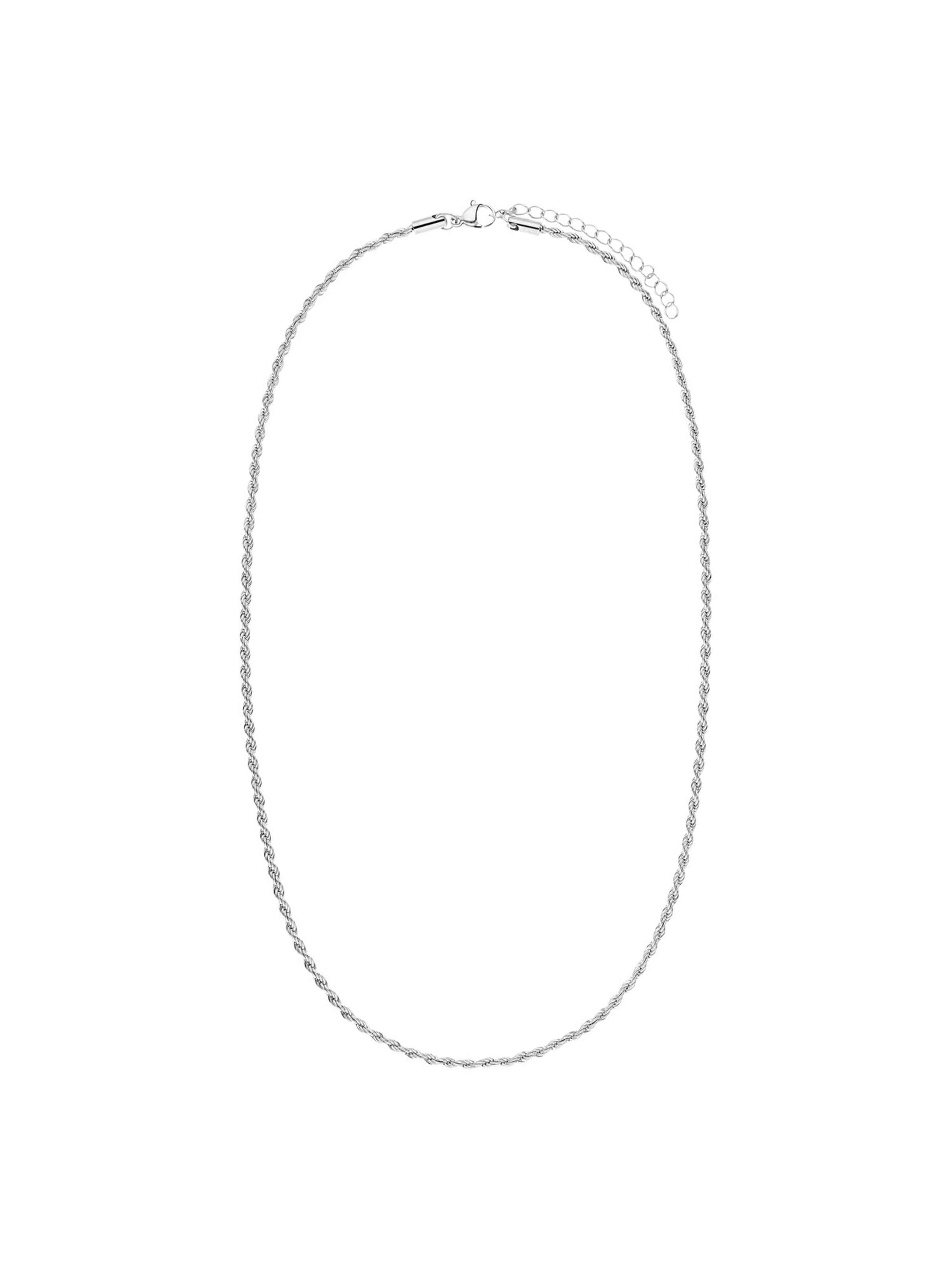 Lucardi Ketting in Zilver: voorkant