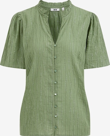 WE Fashion Blouse in Groen: voorkant