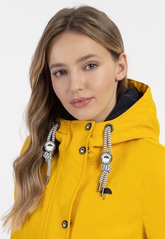 Manteau fonctionnel Schmuddelwedda en jaune