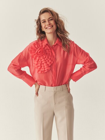 Chemisier 'Clare' TATUUM en rouge : devant