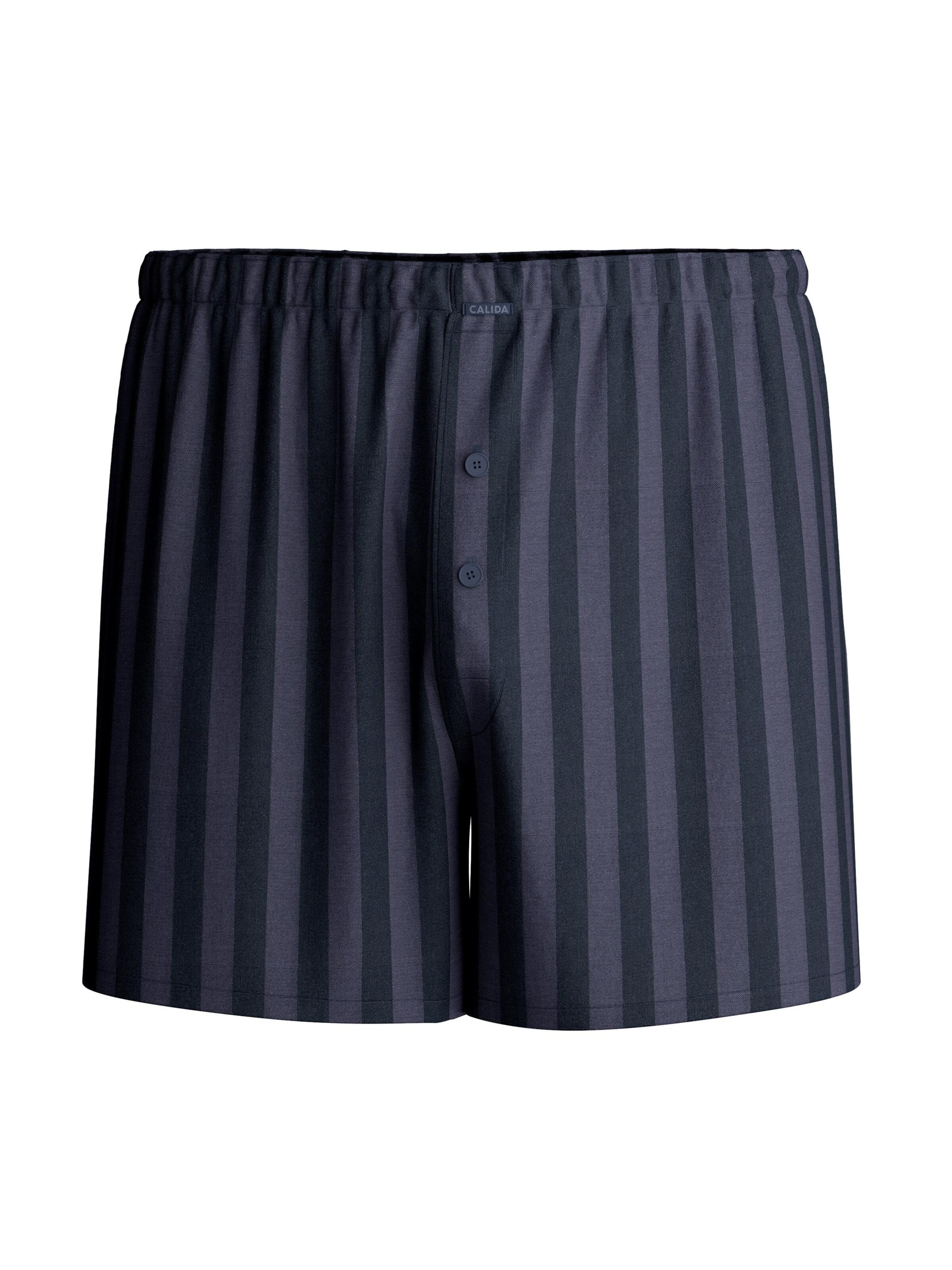 CALIDA Boxer shorts 'Woven Lux' in Grey: front