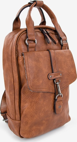 TAMARIS Rucksack 'BERNADETTE' in Braun