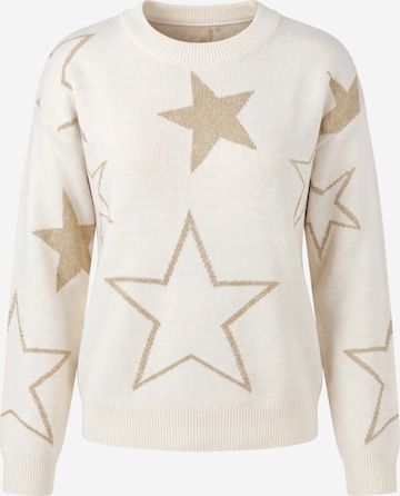 ABOUT YOU Pullover 'Juna' in Weiß: Vorderseite