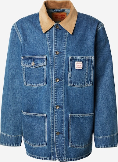 Demisezoninis paltas 'Berkley Chore Coat' iš LEVI'S ®, spalva – tamsiai (džinso) mėlyna / brokato spalva, Prekių apžvalga