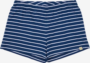 greenjama Shorty 'Jersey' in Blau: Vorderseite