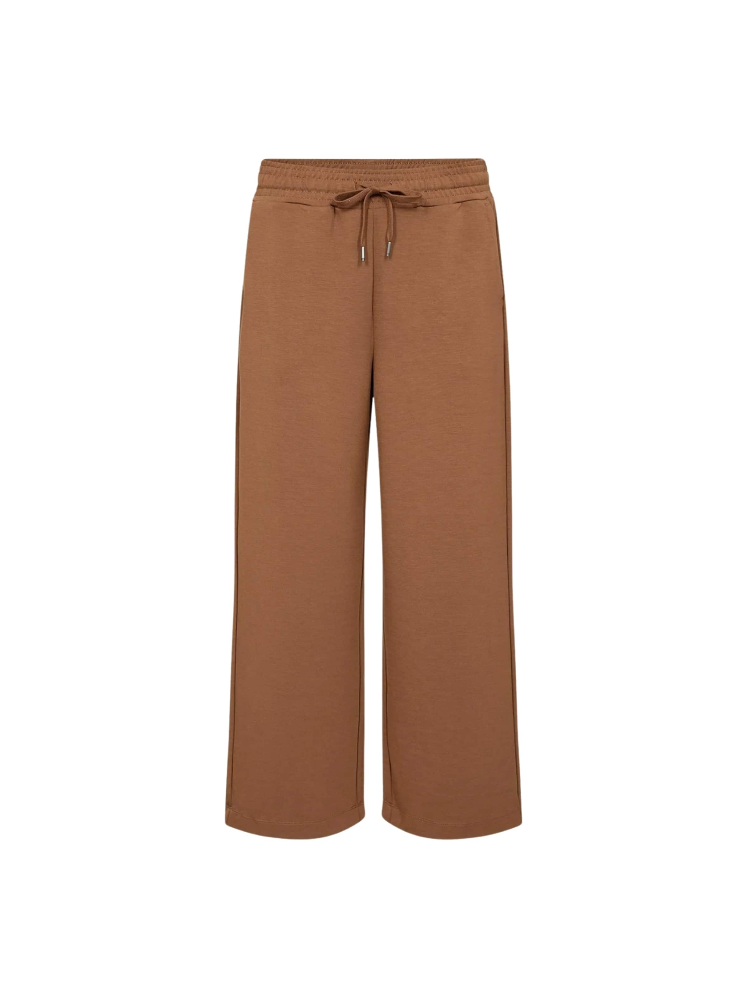 Wide leg Pantaloni 'BANU' di Soyaconcept in marrone: frontale