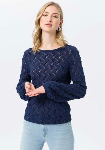 Peter Hahn Pullover 'Pullover' in Blau: predná strana