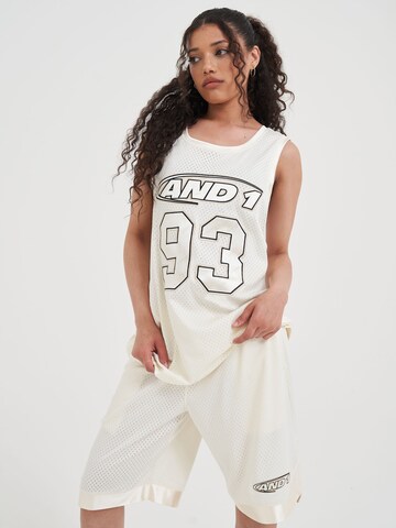 AND1 Μπλουζάκι '93 Airtex' σε μπεζ: μπροστά