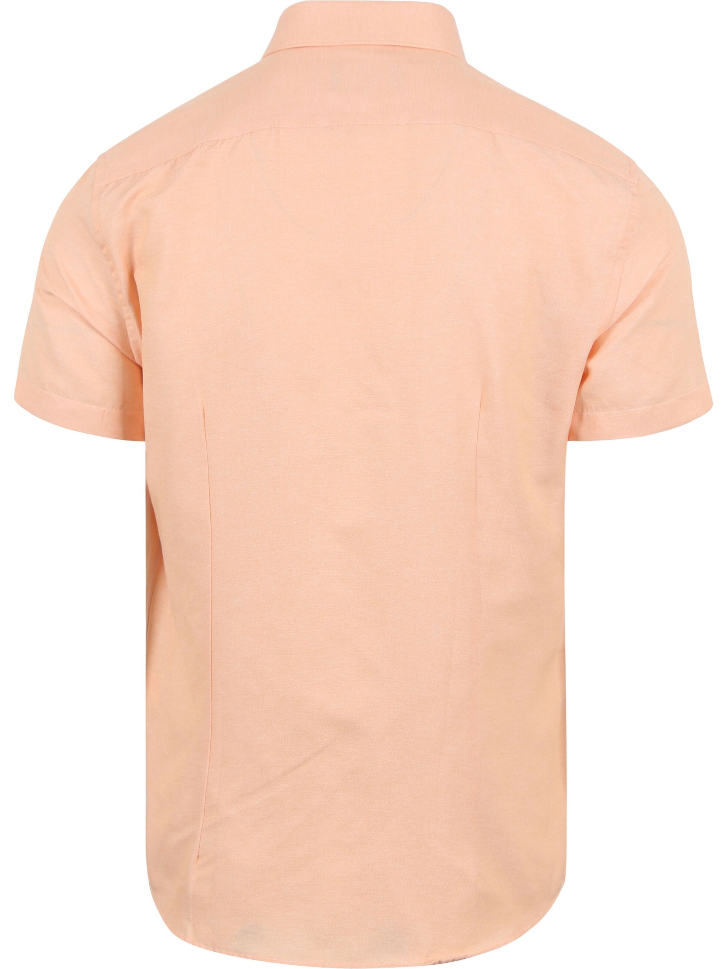 Suitable Regular fit Button Up Shirt in Orange