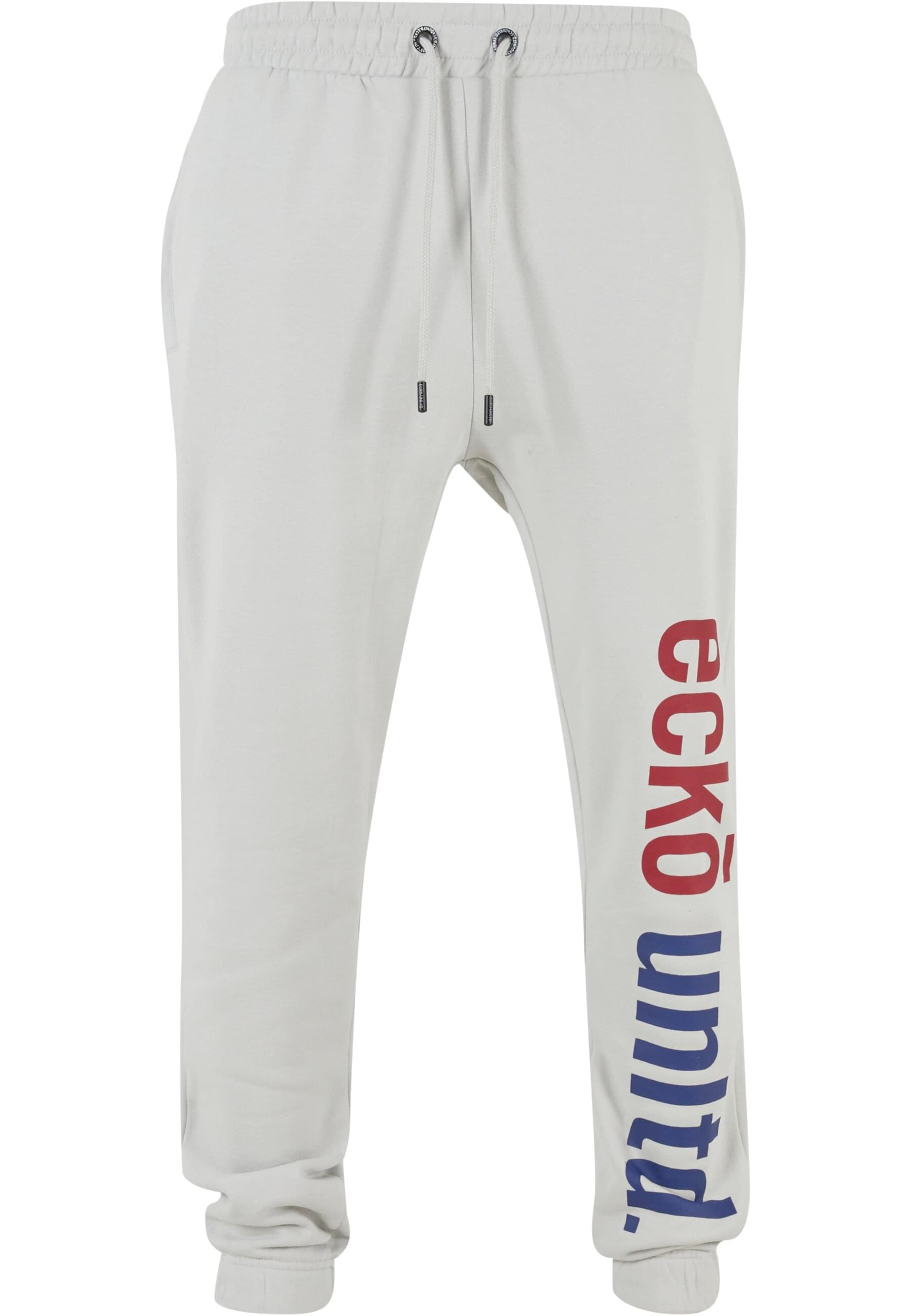 Effilé Pantalon 'Grande' Ecko Unlimited en gris : devant