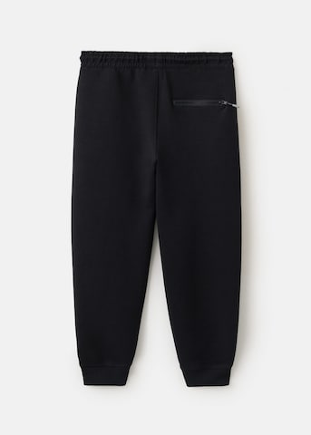 MANGO KIDS Tapered Byxa 'ZIPSET' i svart