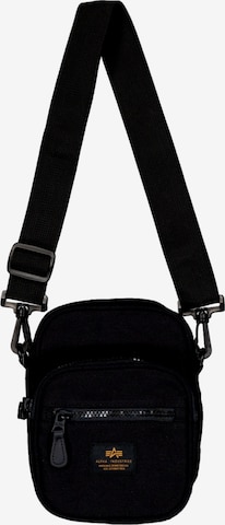 Sac à bandoulière ALPHA INDUSTRIES en noir : devant