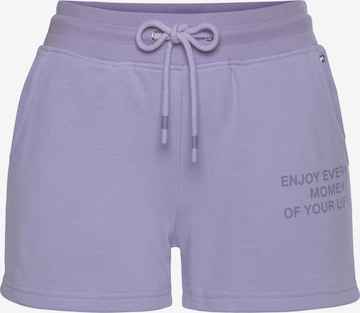 Pantalon BUFFALO en violet : devant