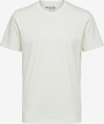 SELECTED HOMME - Camiseta 'Boris' en blanco: frente