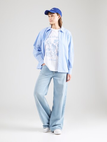 PIECES Shirt 'PCTAYLOR' in Wit