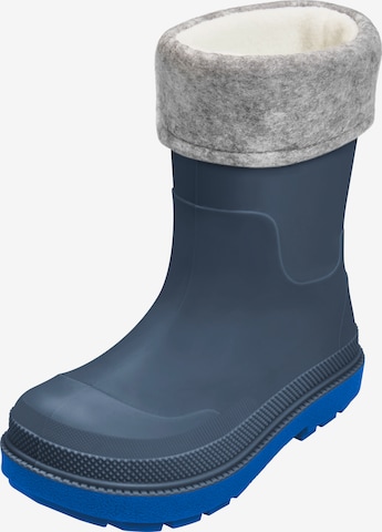 PLAYSHOES Rubber boot in Blue: front
