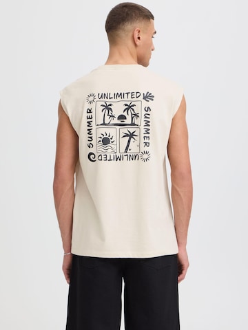 !Solid Rundhalsshirt ' SDOlav ' in Beige