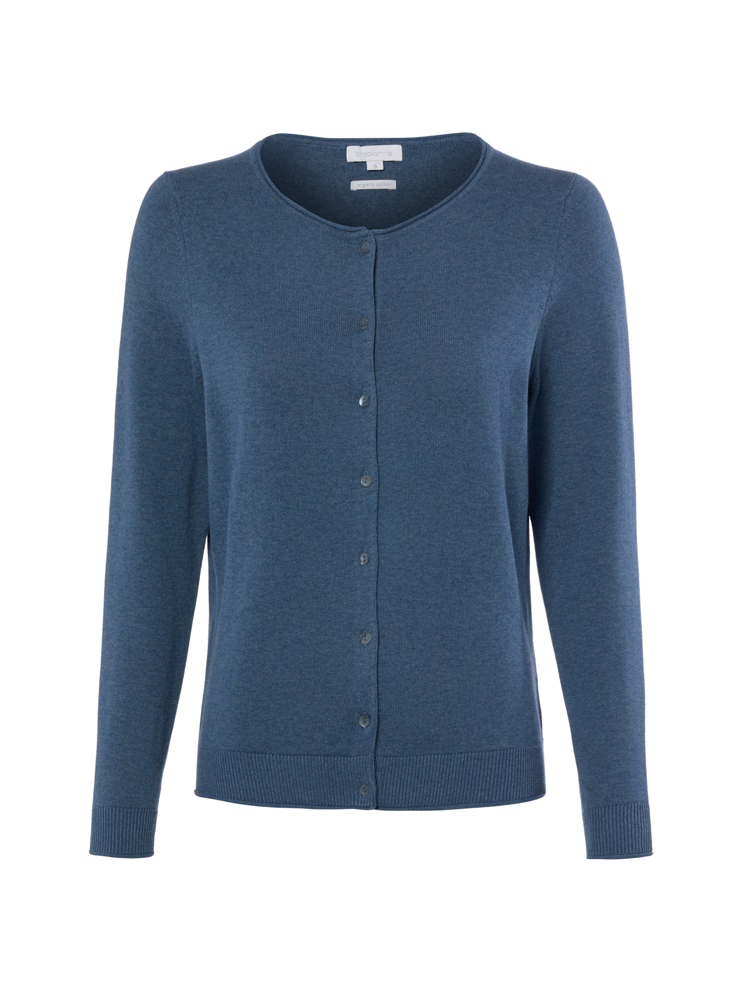 Cardigan Brookshire en bleu : devant